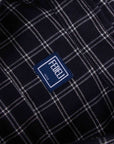 Fedeli - Navy and Cream Check 'Alberto' Cotton & Lyocell Flanel Shirt