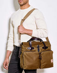 Filson - Dark Tan 24 Hour Tin Cloth Briefcase