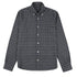 Fedeli - Navy Check 'Alberto' Slim Fit Brushed Cotton Long Sleeve Shirt L/S SHIRTS FEDELI
