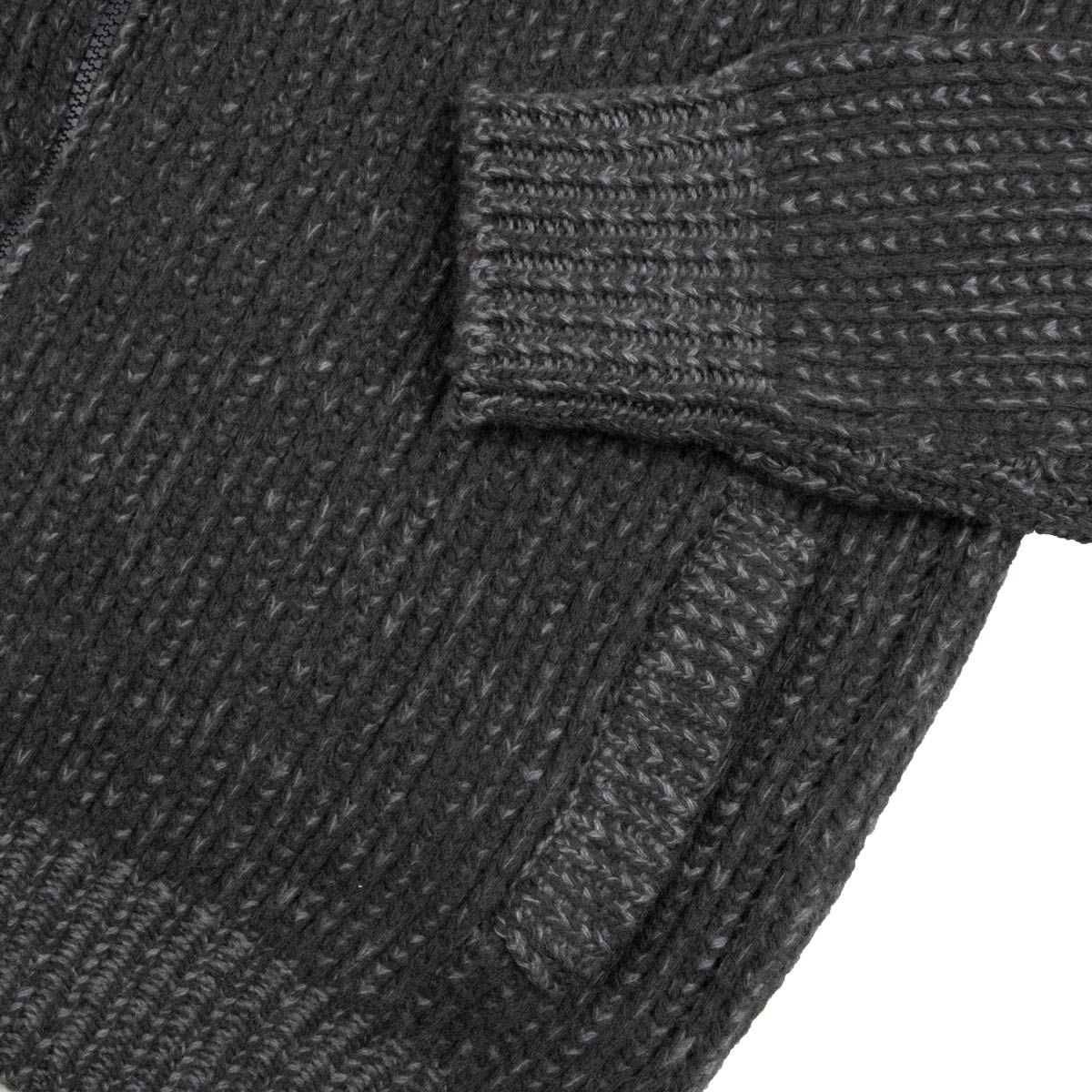 Fedeil - Carbon Grey Wool &amp; Cashmere Cardigan KNITWEAR FEDELI