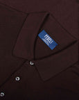 Fedeli - Brown 'Sportsman' Superfine Wool 140's Knit Polo