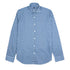 Fedeli - Navy Geometric Print Sean Panamino Cotton Long Sleeve Shirt L/S SHIRTS FEDELI