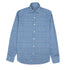 Fedeli - Navy Blue Micro Print Sean Panamino Cotton Long Sleeve Shirt L/S SHIRTS FEDELI