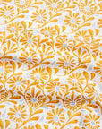 Fedeli - Orange Print Sean Panamino Cotton Long Sleeve Shirt L/S SHIRTS FEDELI