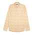 Fedeli - Orange Print Sean Panamino Cotton Long Sleeve Shirt L/S SHIRTS FEDELI