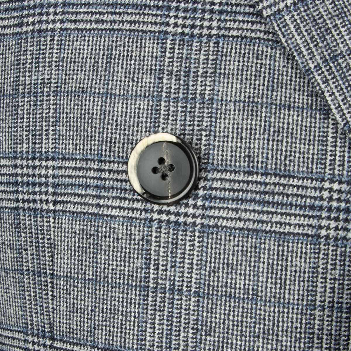 Belvest - Grey Check &#39;CEO&#39; Double-Breasted Wool Suit SUITS Belvest