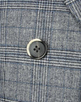 Belvest - Grey Check 'CEO' Double-Breasted Wool Suit SUITS Belvest
