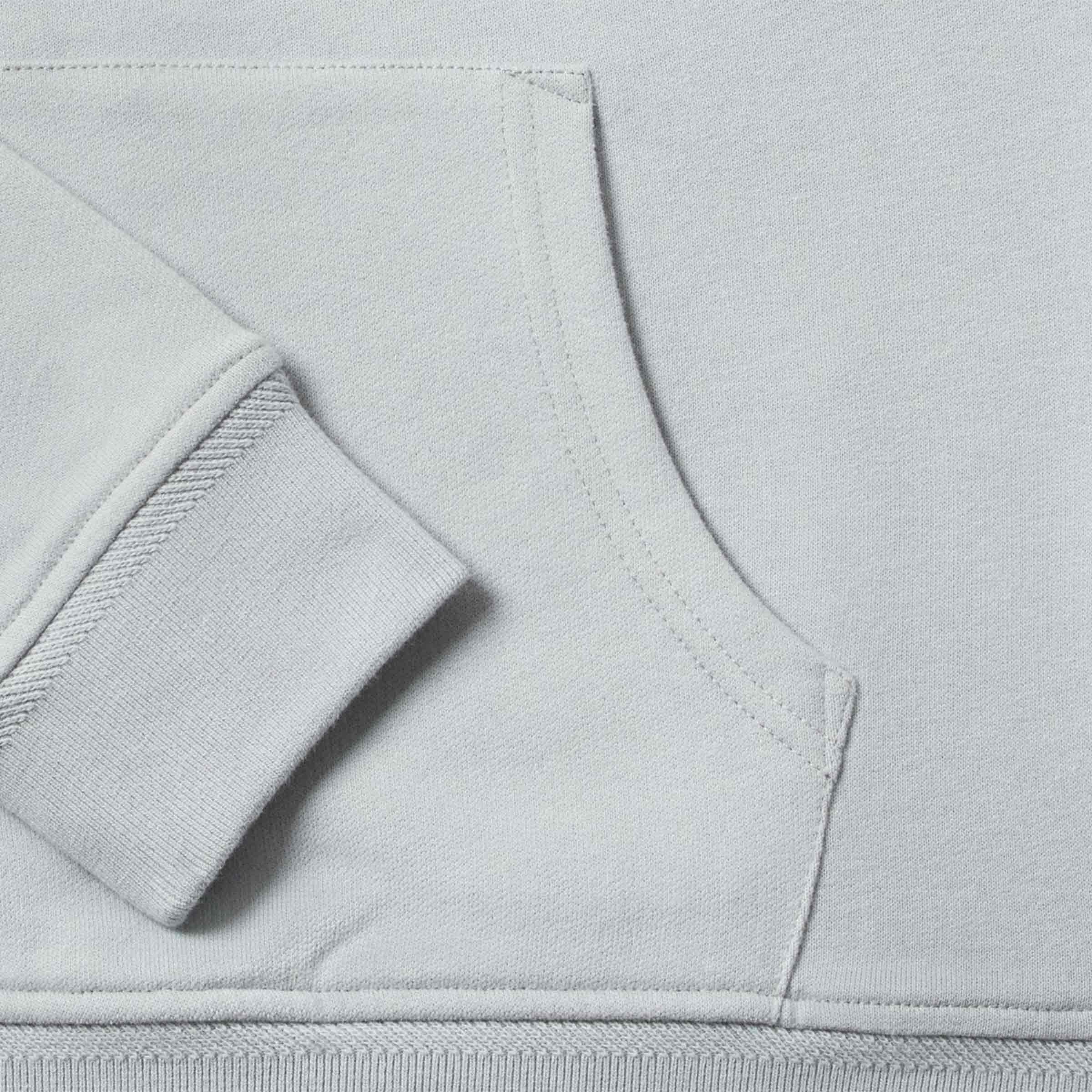 Belstaff - Quarry Blue Organic Cotton Fleece Hoodie SWEATS Belstaff
