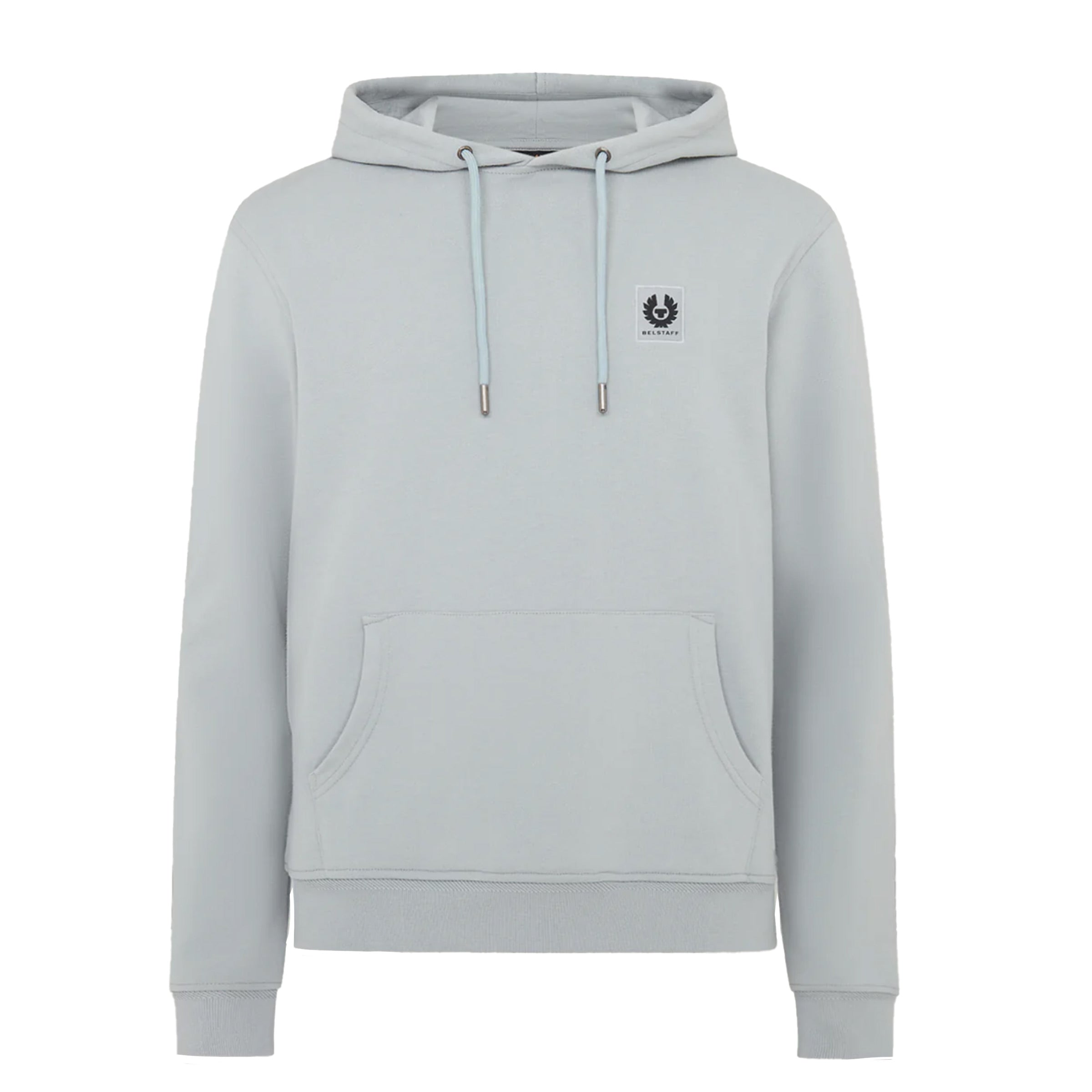 Belstaff - Quarry Blue Organic Cotton Fleece Hoodie SWEATS Belstaff