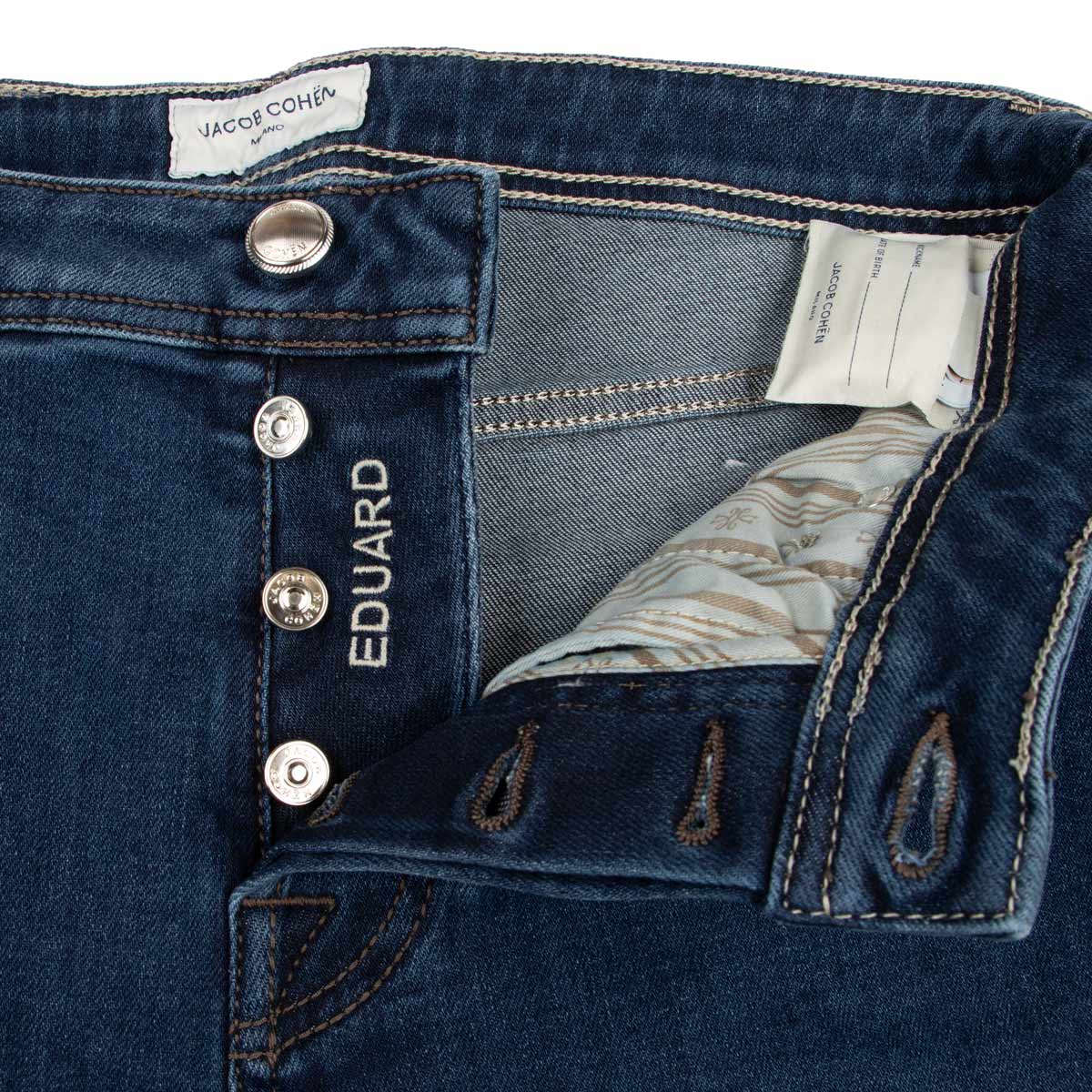 Jacob Cohen - Mid Blue 'Eduard' Regular Fit Jeans JEANS Jacob Cohen