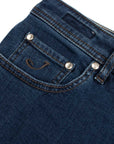 Jacob Cohen - Mid Blue 'Eduard' Regular Fit Jeans JEANS Jacob Cohen