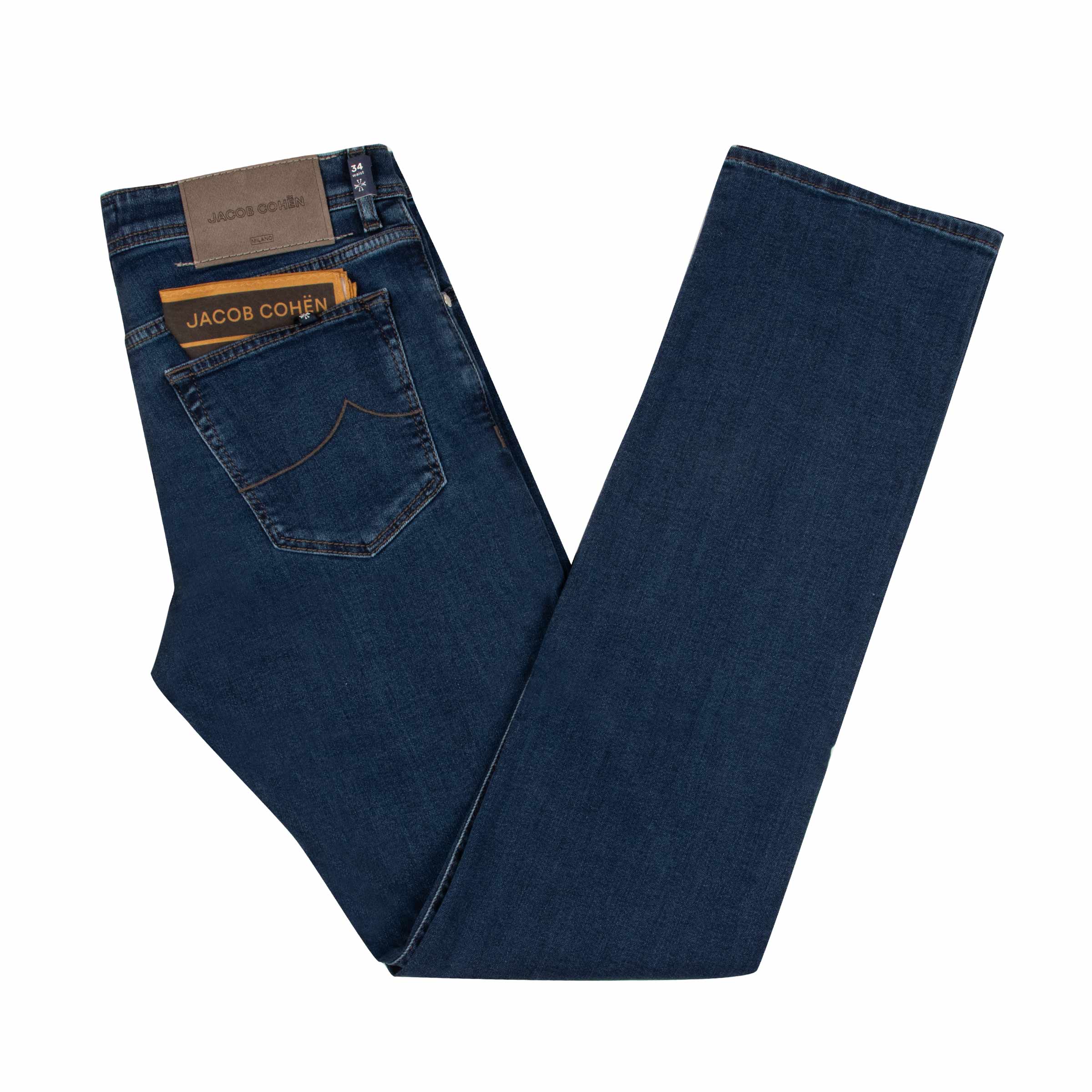 Jacob Cohen - Mid Blue 'Eduard' Regular Fit Jeans JEANS Jacob Cohen