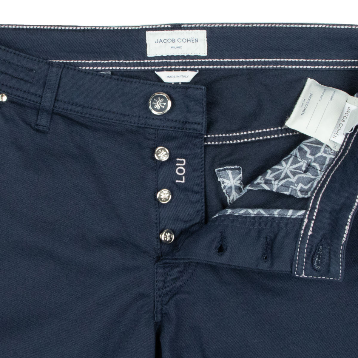 Jacob Cohen - Navy Lou Five Pocket Shorts SHORTS Jacob Cohen