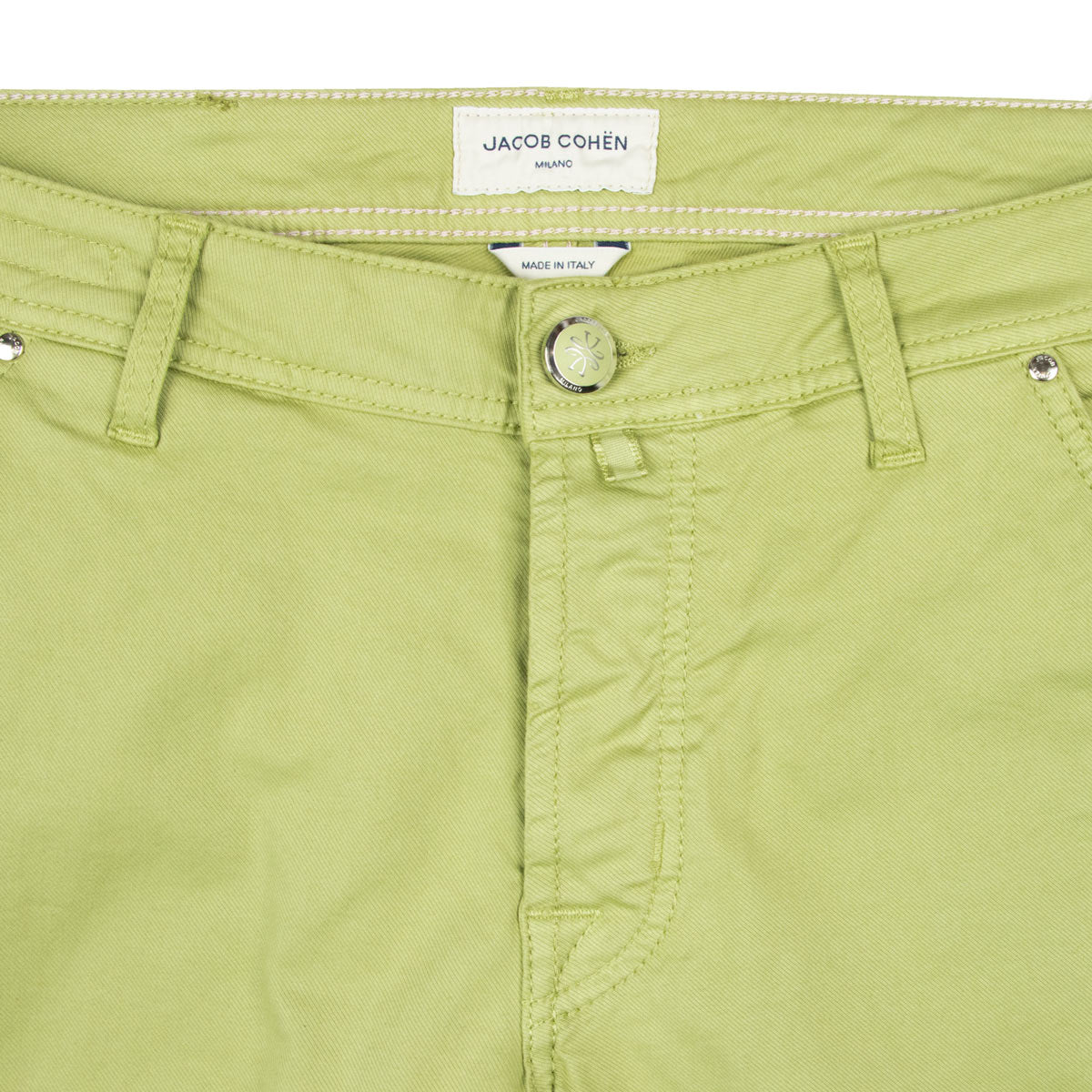 Jacob Cohen - Pistachio Green Lou Five Pocket Shorts SHORTS Jacob Cohen