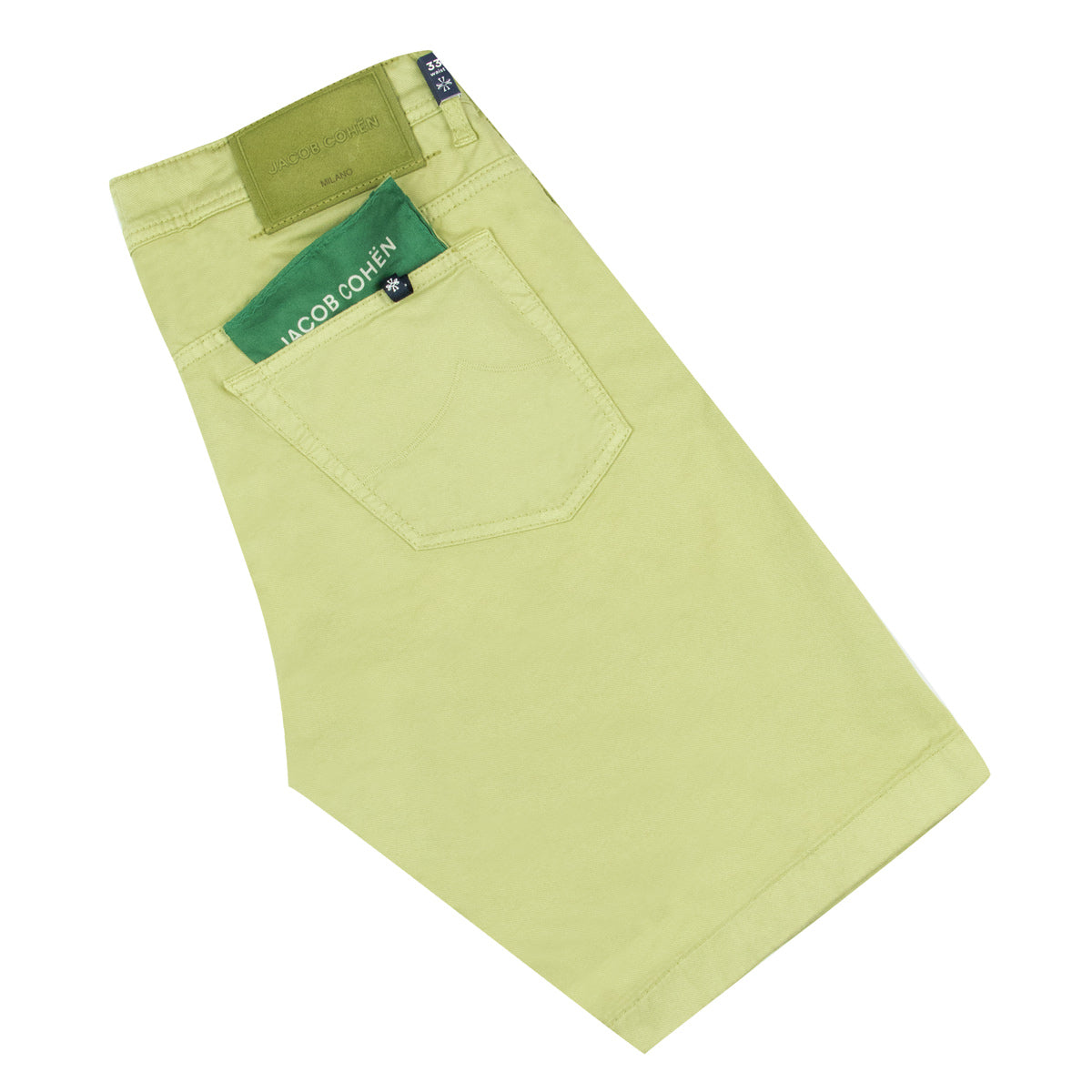 Jacob Cohen - Pistachio Green Lou Five Pocket Shorts SHORTS Jacob Cohen