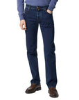 Jacob Cohen - Dark Mid Wash 'Luis' Regular Fit Denim Jeans