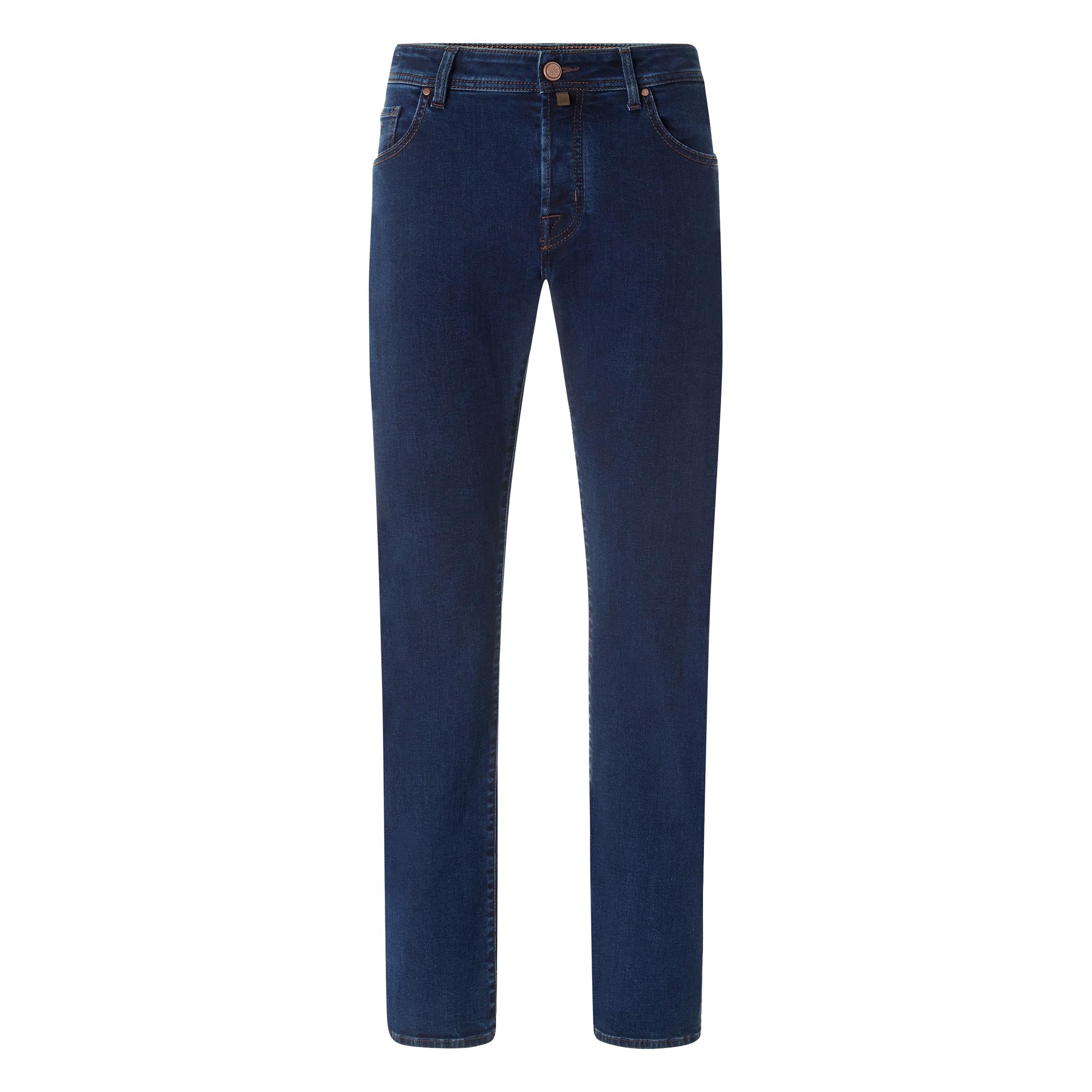 Jacob Cohen - Dark Mid Wash 'Luis' Regular Fit Denim Jeans