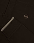 Jacob Cohen - Brown 'Lunga' Cotton Long Sleeve Polo Shirt