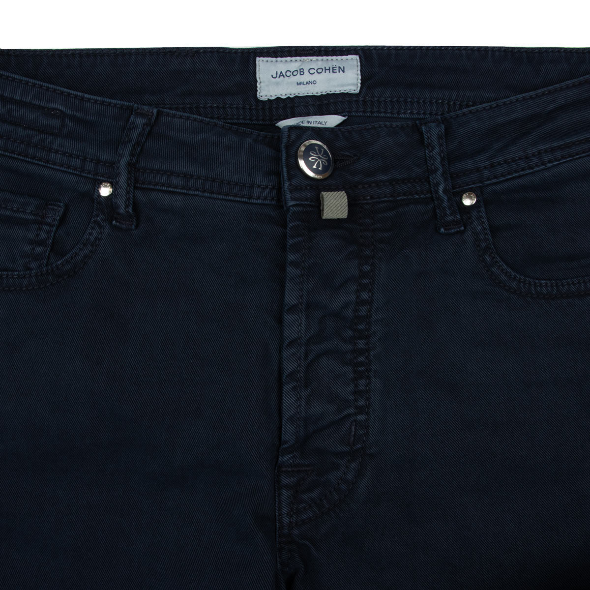Jacob Cohen - Navy 'Bard' Slim Fit Super Stretch Jeans