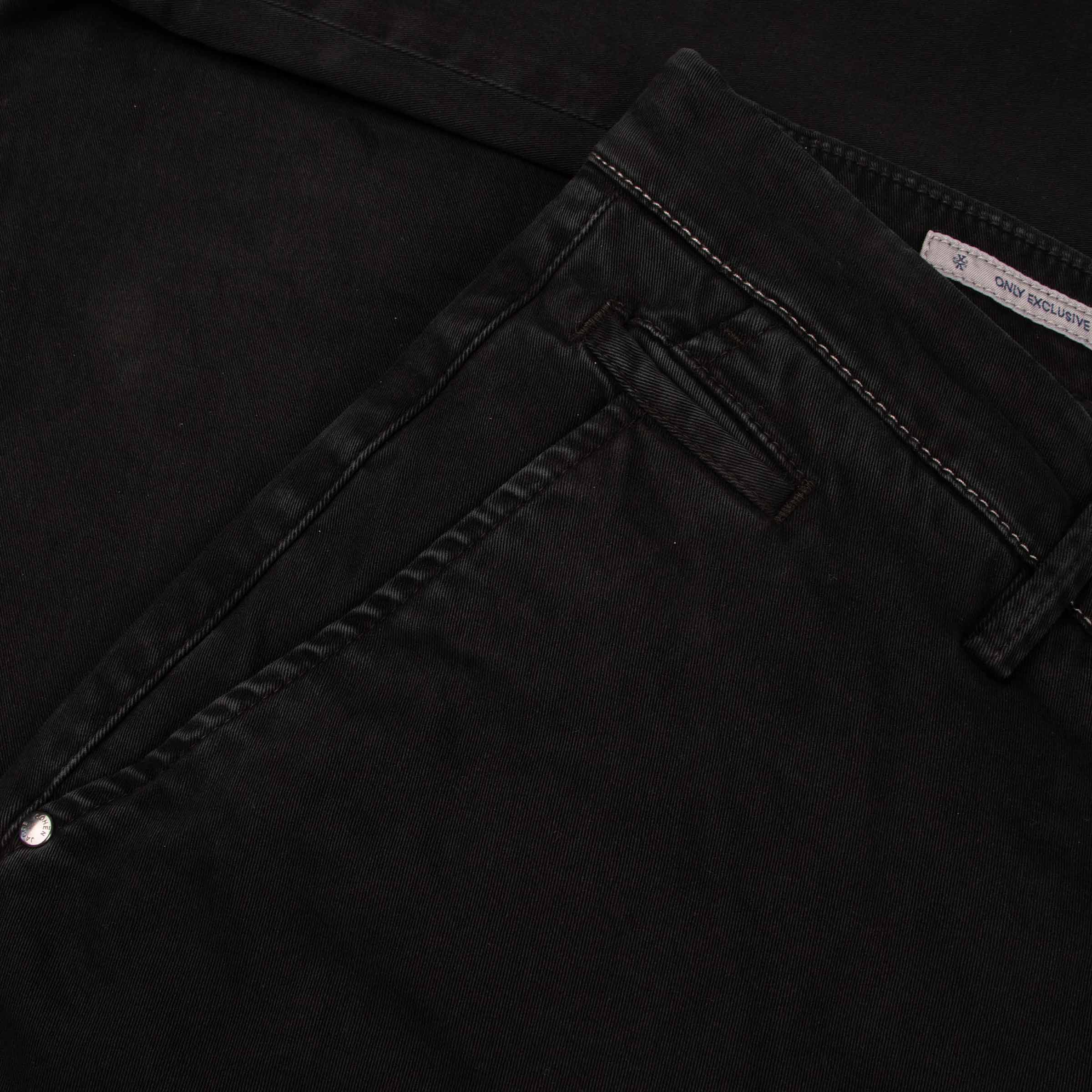 Jacob Cohen - Black 'Bobby' Slim Fit Cotton Twill Chino Trousers CASUAL TROUSERS Jacob Cohen