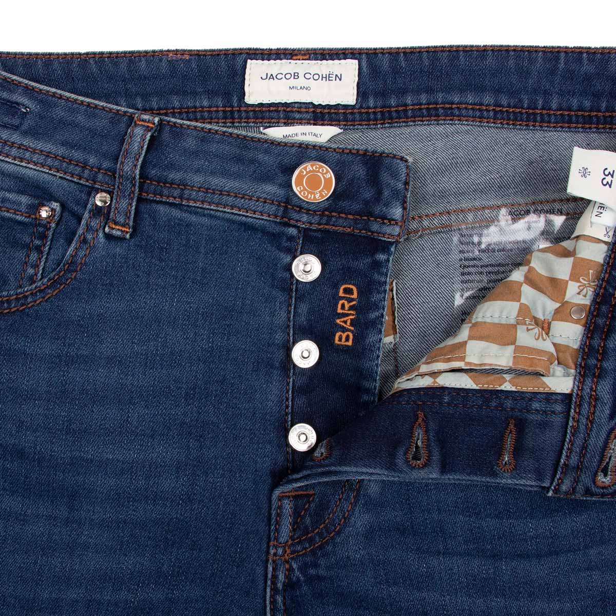 Jacob Cohen - Light Wash Denim 'Bard' Slim Fit Jeans JEANS Jacob Cohen
