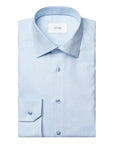 Eton - Light Blue Check Cotton TENCEL™ Lyocell Contemporary Shirt L/S SHIRTS Eton