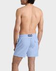 Vilebrequin - Flax Flower Blue 'Moorea' Solid Men Swim Shorts SWIMWEAR Vilebrequin