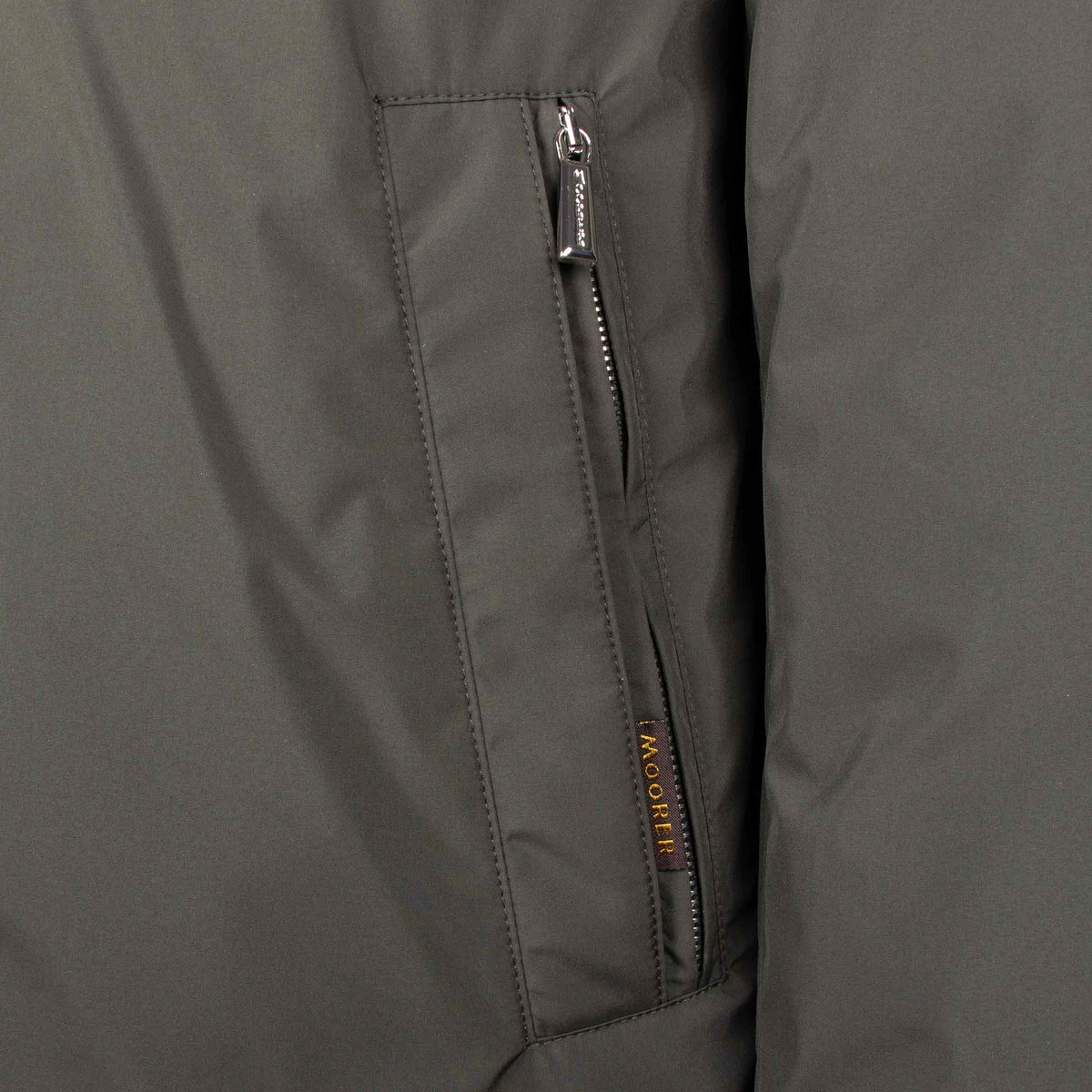 Moorer - Forest Green ' Albini ' Waterproof Padded Down Jacket