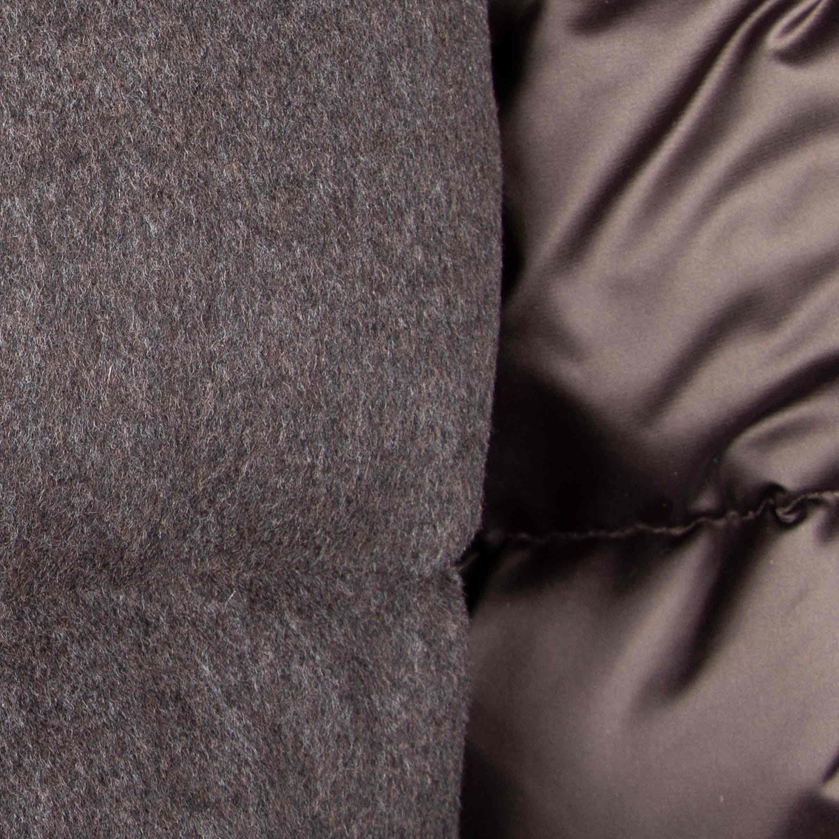 Moorer - Moro Brown ‘Casciano’ Virgin Wool &amp; Cashmere Puffer Jacket