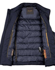 Moorer - Navy Blue 'Uros' Down Padded Gilet