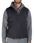 Moorer - Navy Blue 'Uros' Down Padded Gilet