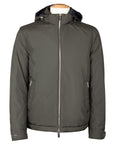 Moorer - Forest Green ' Albini ' Waterproof Padded Down Jacket