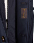 Moorer - Navy Blue 'Dasson' Waterproof Down Overshirt BLOUSONS MooRER