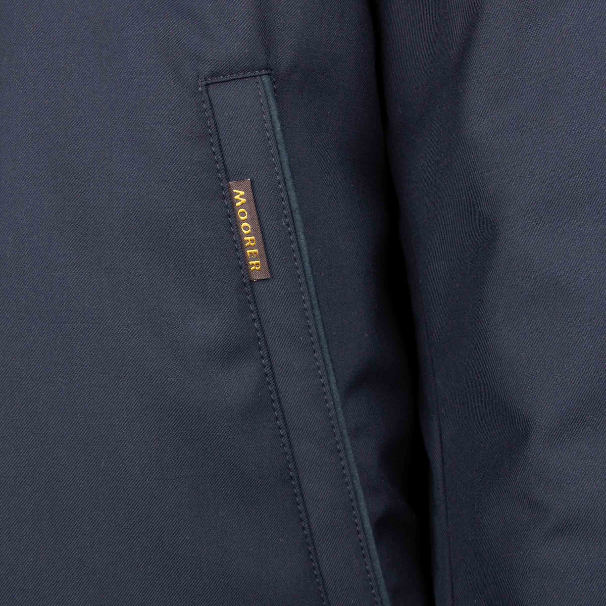 Moorer - Dark Blue 'Janos' Bomber Jacket BLOUSONS MooRER