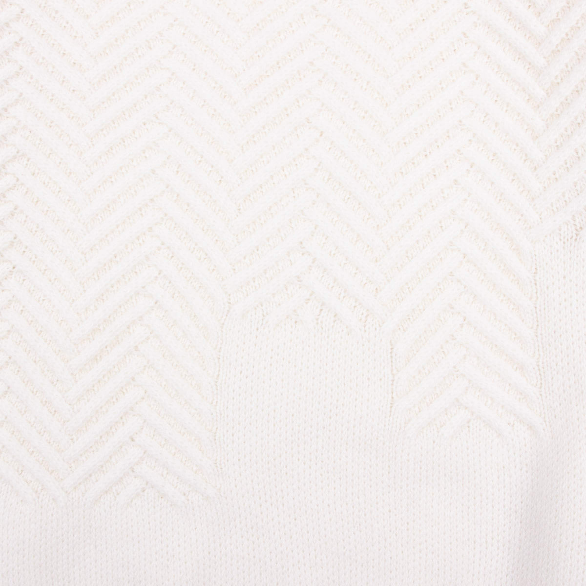 Moorer - White ‘Orvieto' Cable Knit Crew Neck Virgin Wool Sweater