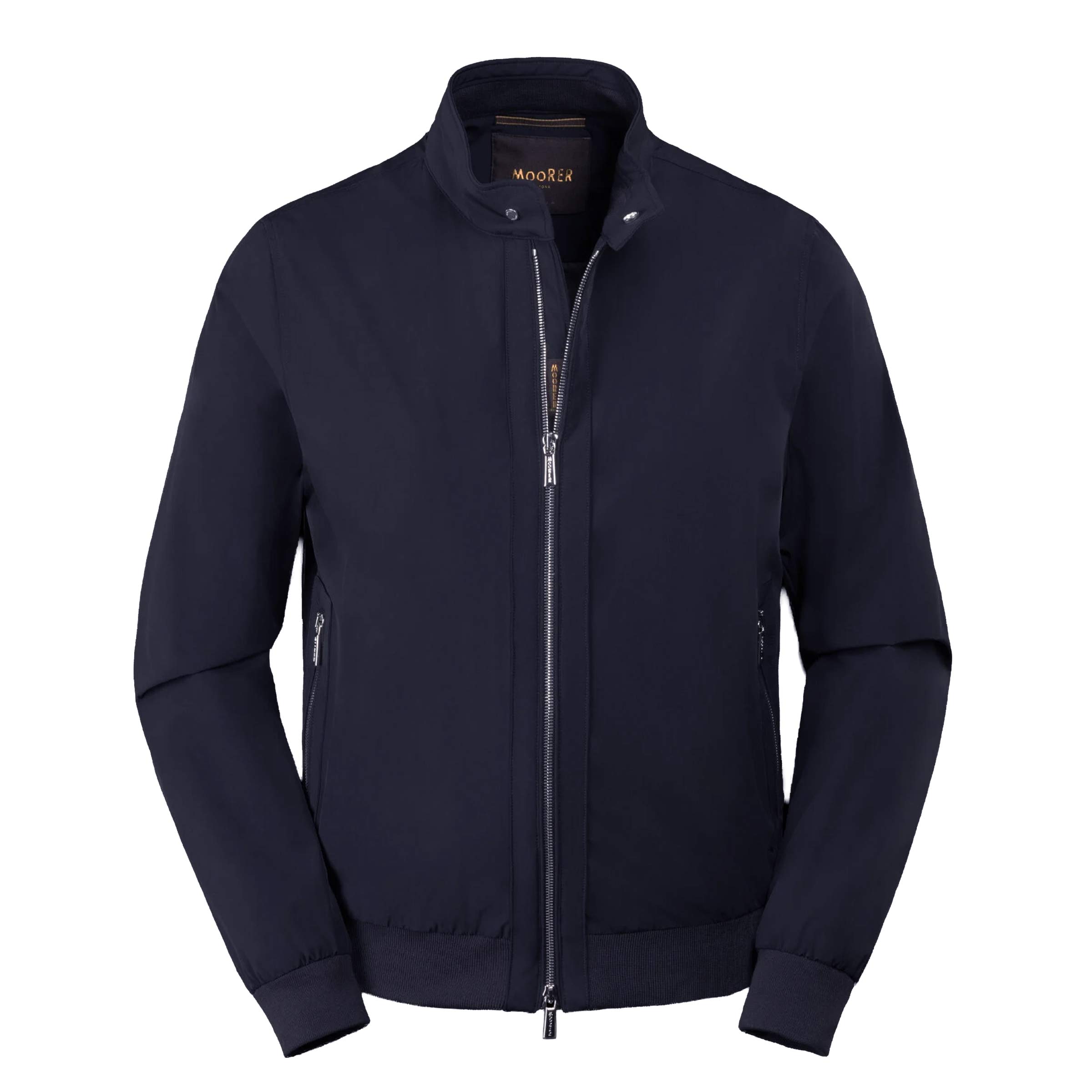 Moorer - Indigo Blue 'Alberti' Waterproof Bomber Jacket BLOUSONS MooRER
