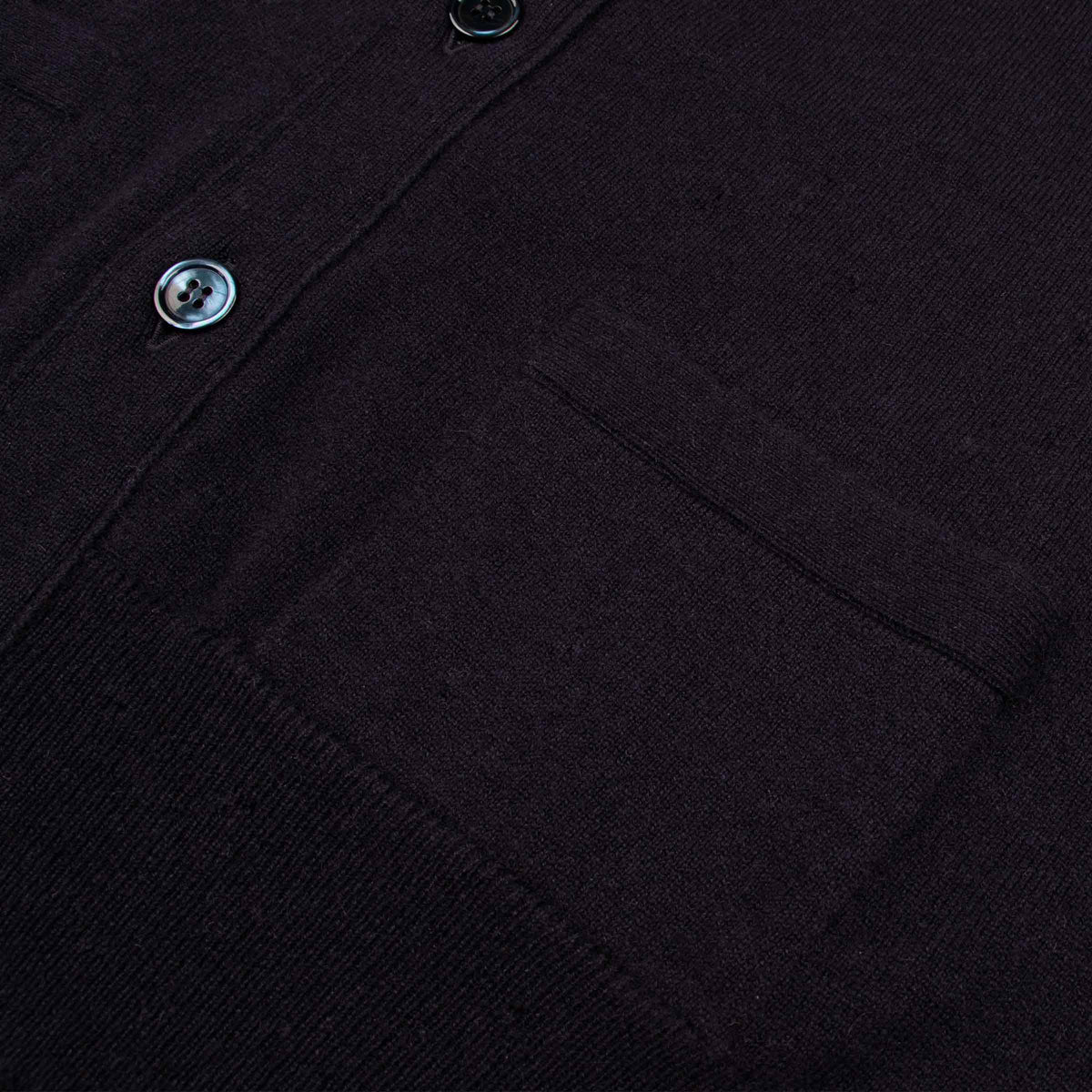 Dark Navy Beaulieu Cashmere Sleeveless Cardigan CASHMERE Robert Old