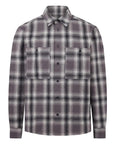 Belstaff - Black, Tornado & Cement Grey Check Outpost Flannel Shirt L/S SHIRTS Belstaff