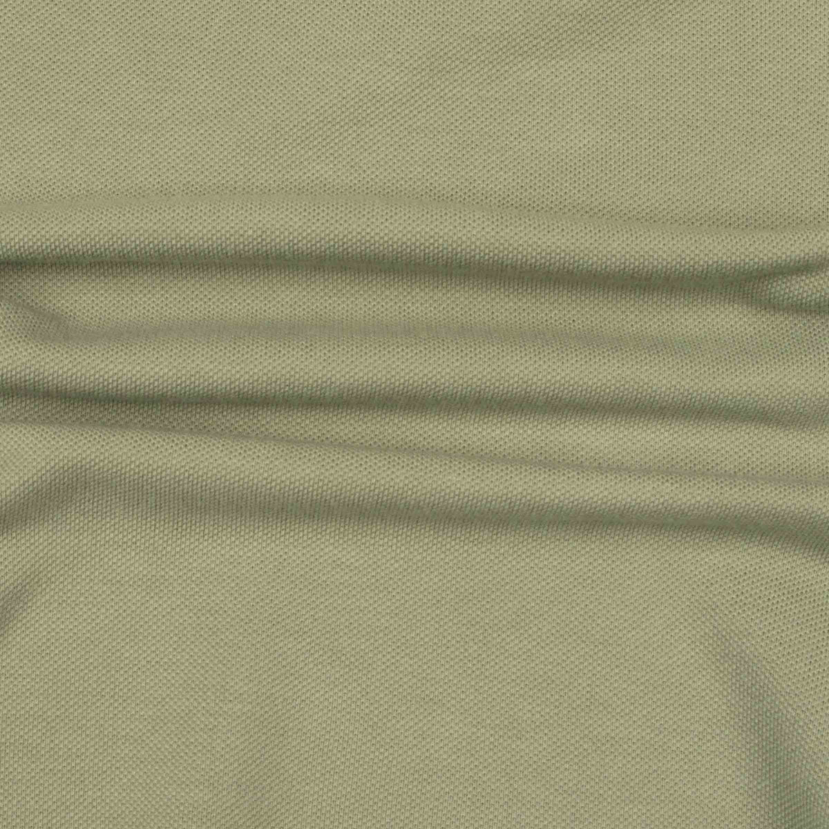 Olive Green Piqué Cotton Long Sleeve Polo Shirt RUGBY/LS POLOS Robert Old