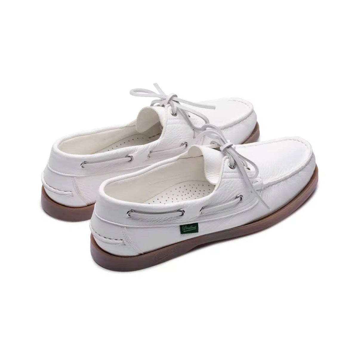 Paraboot - White Miel-Cerf Blanc Barth Marine Boat Shoe SHOES Paraboot