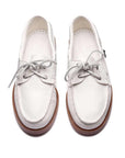 Paraboot - White Mel-Cerf Blanc Barth Marine Boat Shoe SHOES Paraboot