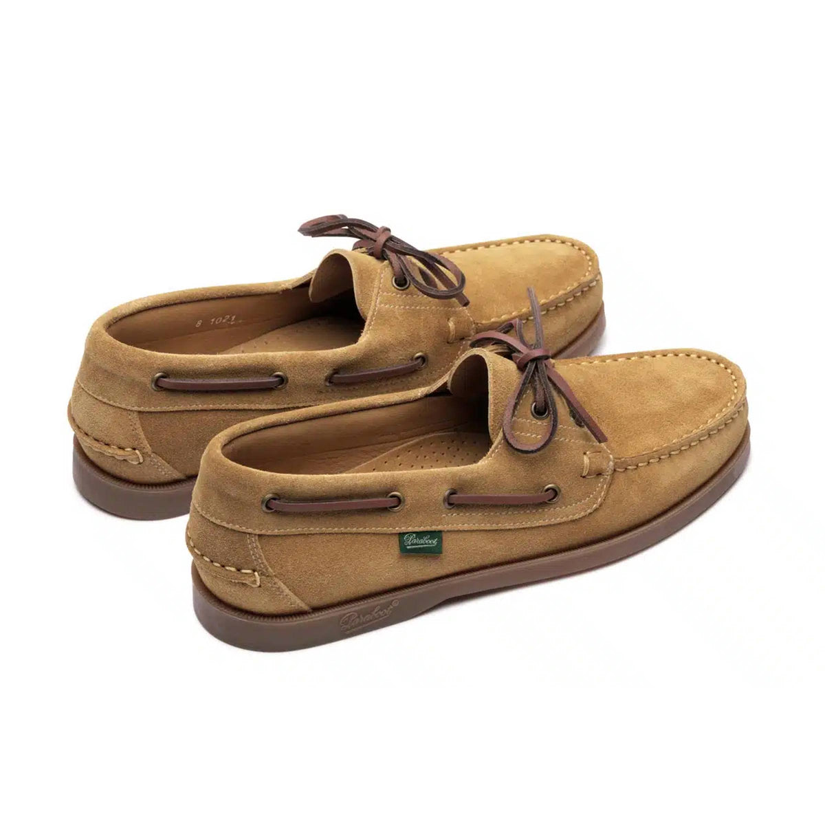 Paraboot - Tan Miel-Vel Fauve Barth Suede Marine Boat Shoe SHOES Paraboot