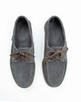 Paraboot - Blue Suede Miel-Vel Ardoise Suede Barth Marine Boat Shoe SHOES Paraboot
