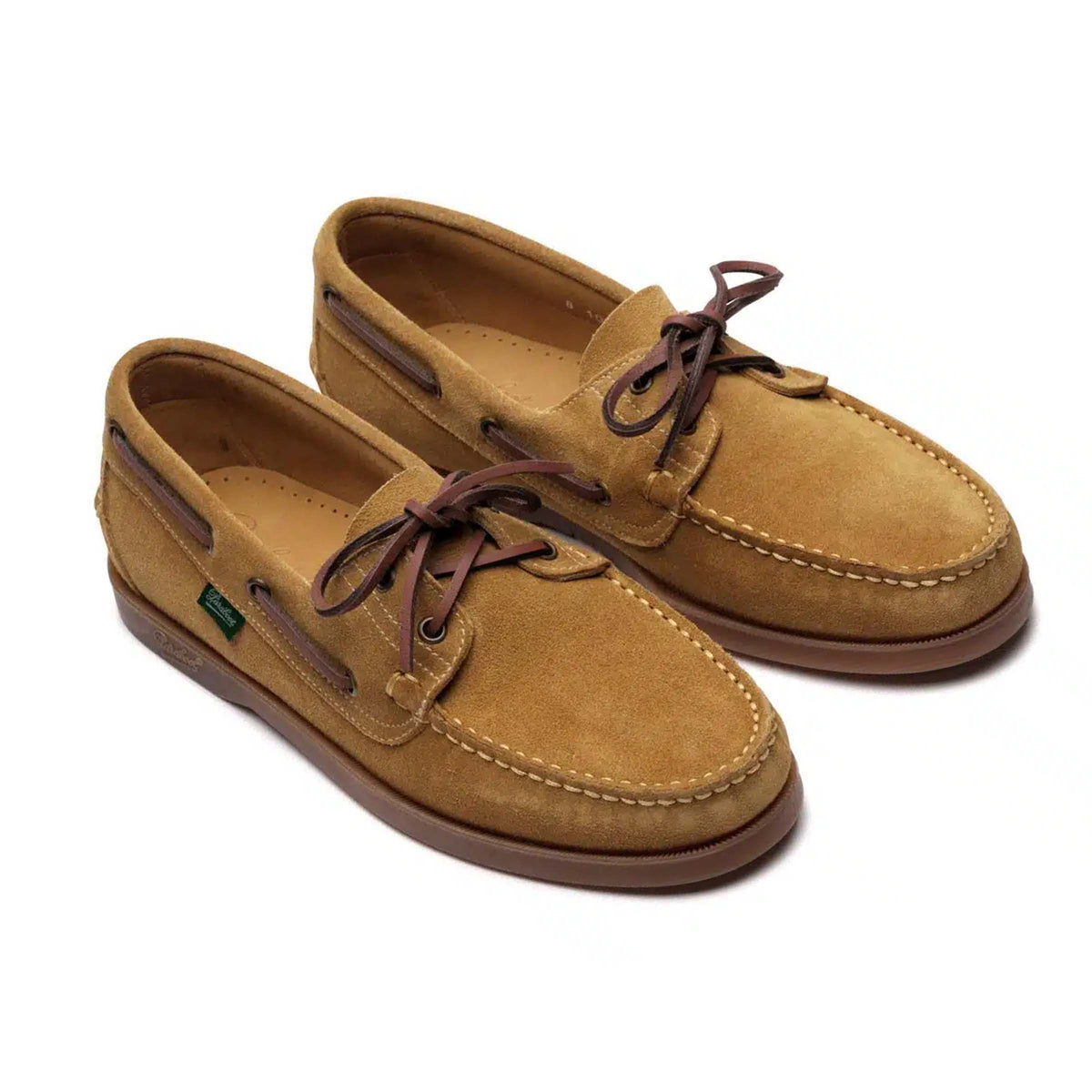 Paraboot - Tan Miel-Vel Fauve Barth Suede Marine Boat Shoe SHOES Paraboot