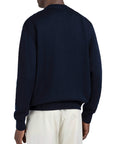 Paul & Shark - Navy Soft Cool Touch Wool Crewneck Sweater KNITWEAR Paul & Shark