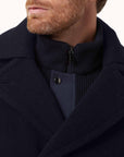 Paul & Shark - Navy Wool & Cashmere True Peacoat