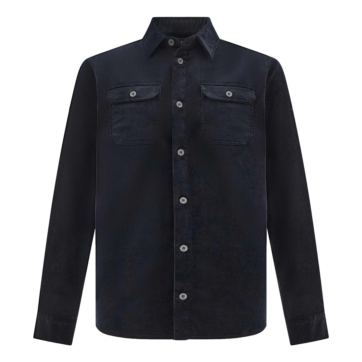 Paul & Shark - Navy Velvet Corduroy Overshirt L/S SHIRTS Paul & Shark