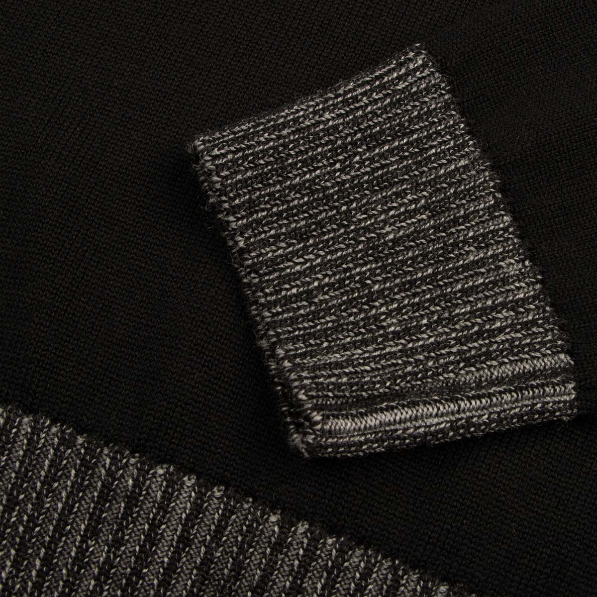 Paul & Shark - Black Soft Cool Touch Half Zip Wool Sweater KNITWEAR Paul & Shark