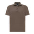 Paul & Shark - Morel Brown Double-Mercerised Cotton Polo shirt S/S POLOS Paul & Shark