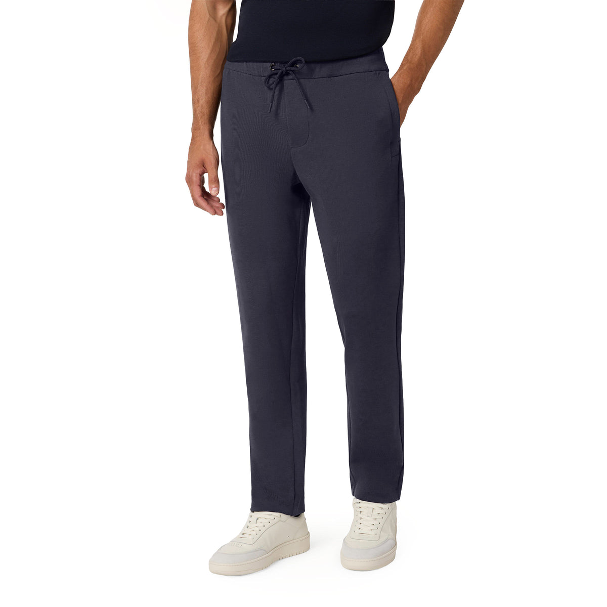 Paul &amp; Shark - Navy Active Fleece Cotton Sweatpants